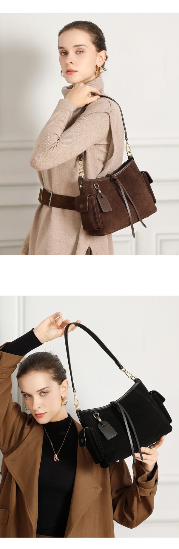 Genuine Leather Tote Bag — Vintage Mallard Style Premium Design