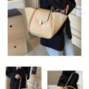 详情-11 PU Underarm Tote Bag with Insert — Large Capacity Urban Crossbody & Shoulder Bag