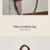 Genuine Leather Tote & Crossbody Bag — Large Capacity Smiley Shell Design