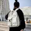 详情-17 PU Utility Street Backpack — Large Capacity & Ergonomic Comfort