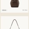Full-Grain Veg-Tanned Leather Hobo Bag — Large Capacity Casual Shoulder Bag for Women