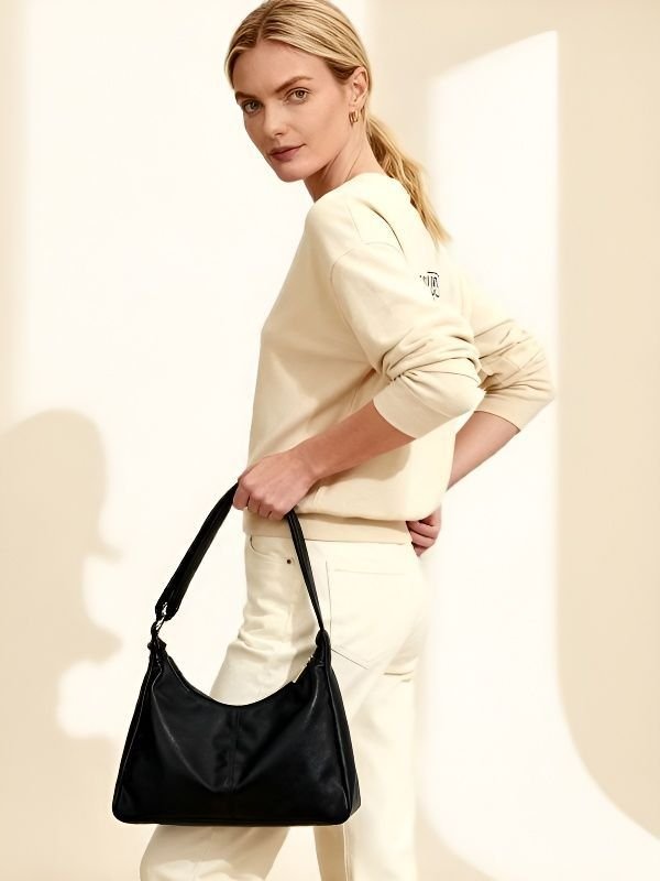 PU Tote Handbag — Soft, Large-Capacity Urban Style for Everyday Use