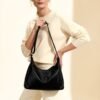 PU Tote Handbag — Soft, Large-Capacity Urban Style for Everyday Use
