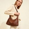 PU Tote Handbag — Soft, Large-Capacity Urban Style for Everyday Use