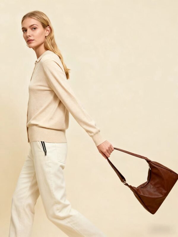 PU Tote Handbag — Soft, Large-Capacity Urban Style for Everyday Use