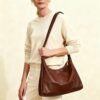 PU Tote Handbag — Soft, Large-Capacity Urban Style for Everyday Use