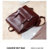 详情-49 Vintage Genuine Leather Laptop Backpack — British Retro Style & Secure Daily Carry