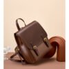 Genuine Leather Anti-Theft Backpack — Large Capacity Vintage Style