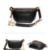 详情-51 Genuine Leather Saddle Bag — Trendy Crossbody & Waist Bag for Women