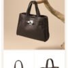 详情-54 Genuine Leather Minimalist Platinum Tote Bag — Elegant Everyday Luxury