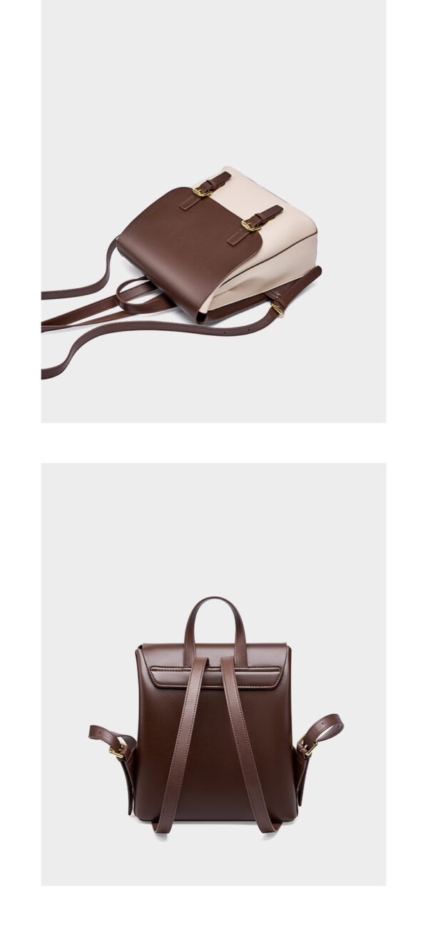 Genuine Leather Anti-Theft Backpack — Large Capacity Vintage Style