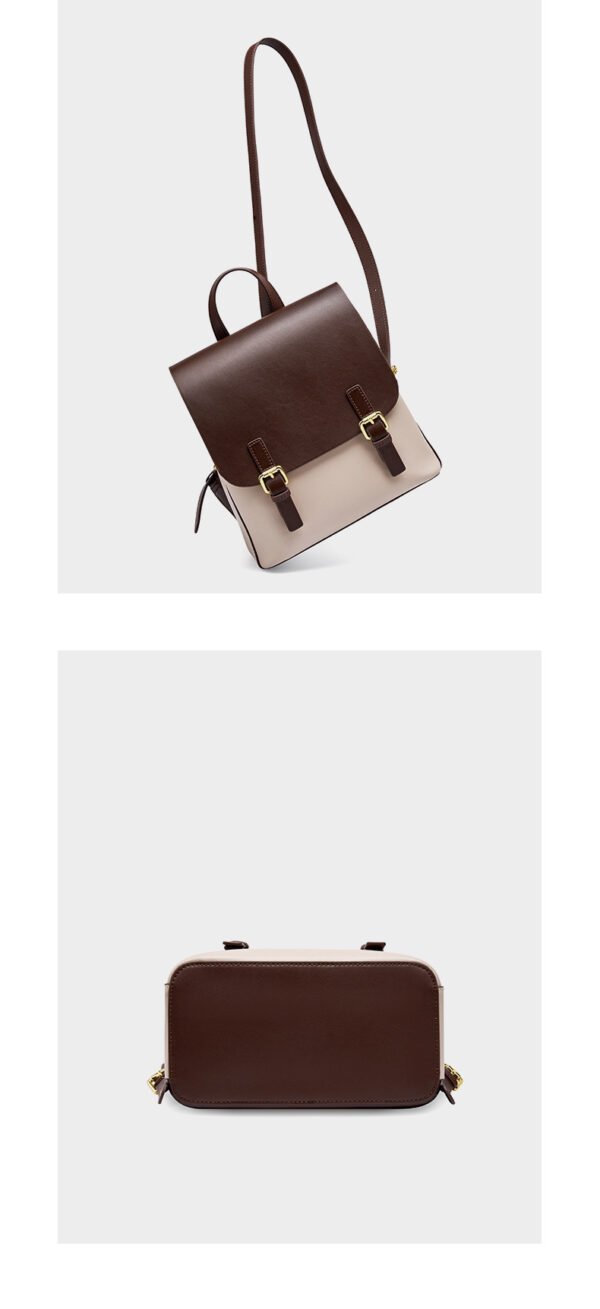 Genuine Leather Anti-Theft Backpack — Large Capacity Vintage Style