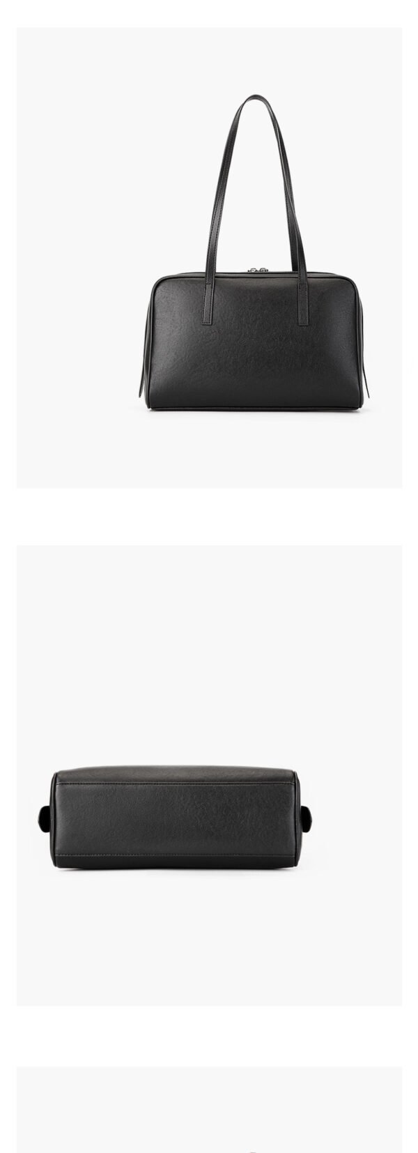 Top-grain genuine cowhide leather ladies' shoulder bag Luxury laptop tote Women's genuine leather spacious Boston bag