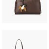 Top-grain genuine cowhide leather ladies' shoulder bag Luxury laptop tote Women's genuine leather spacious Boston bag
