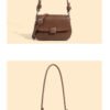 详情-50 Genuine Leather Crossbody Bag — Forest-Inspired Soft Vintage Design