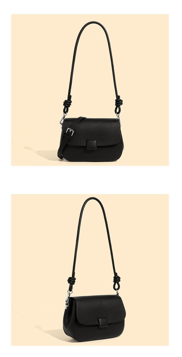 详情-54 Genuine Leather Crossbody Bag — Forest-Inspired Soft Vintage Design