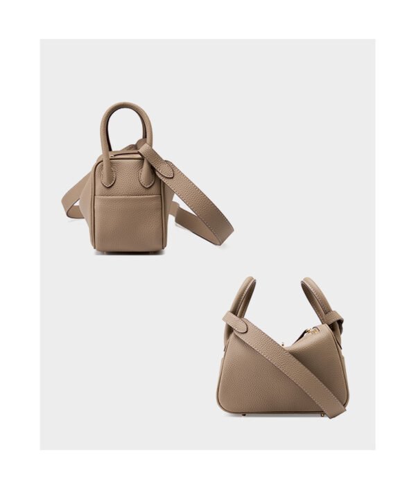 Genuine Leather Crossbody Bag — Vintage Commuter Handheld Design