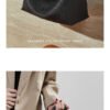 Top-Grain Leather Bucket Bag 2026 New Style Minimalist Commuting Genuine Leather Women‘s Handbag Handheld Vegetable Basket Bag Crossbody Bag